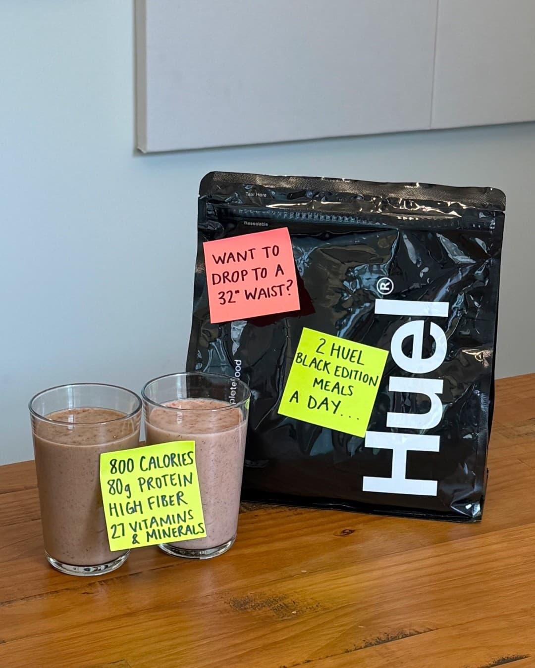 Huel · Post It ad