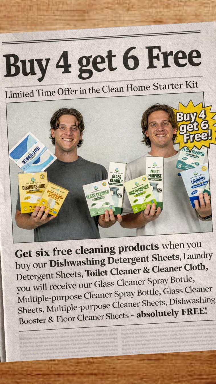 Lucent Globe · Offer-First Banner ad