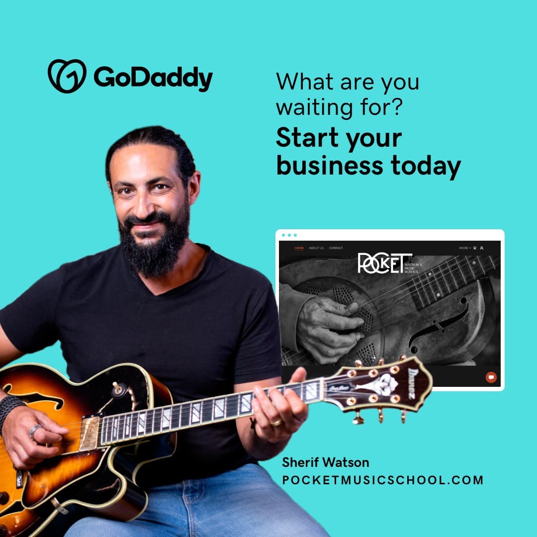 GoDaddy · Collage ad