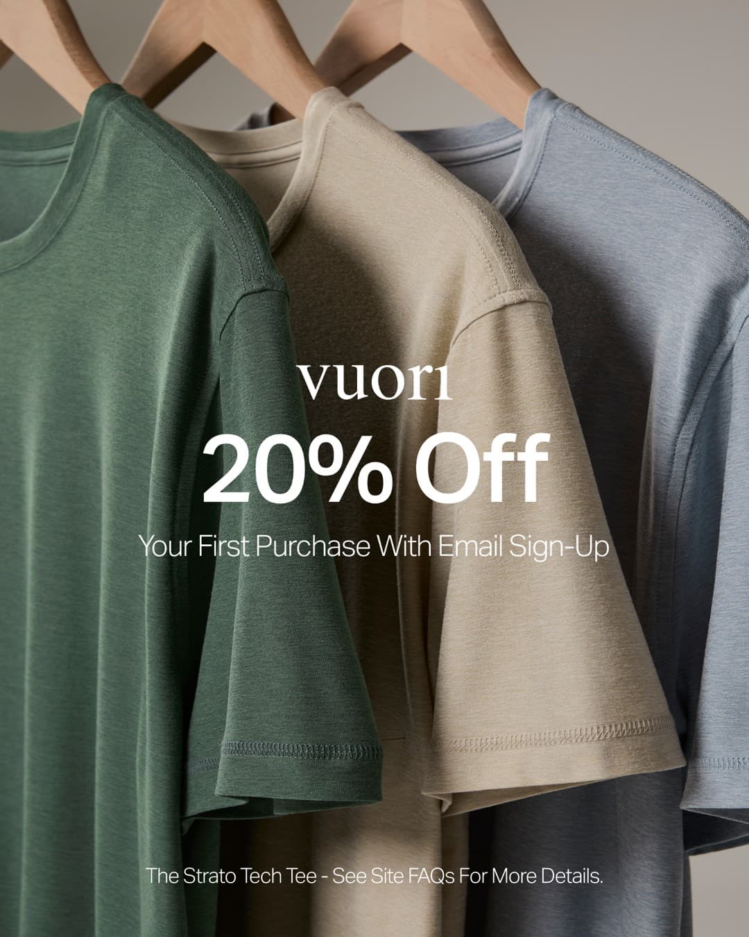 Vuori · Offer-First Banner ad