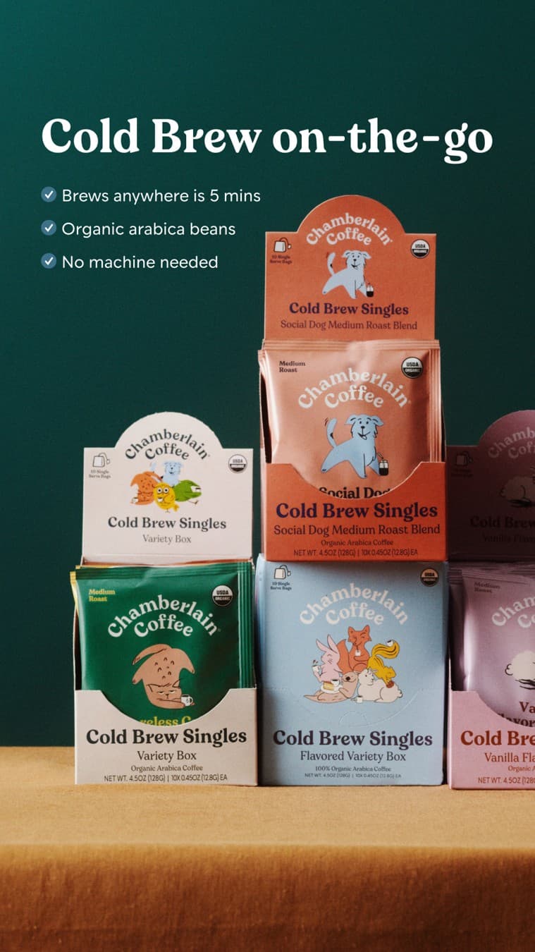Chamberlain Coffee · Product Image ad
