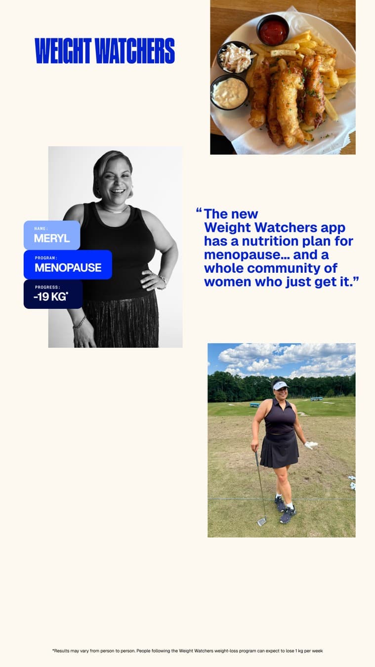 WeightWatchers · Collage ad