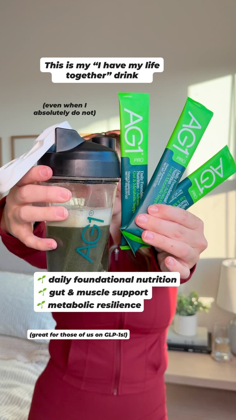 AG1 by Athletic Greens · UGC Overlay ad