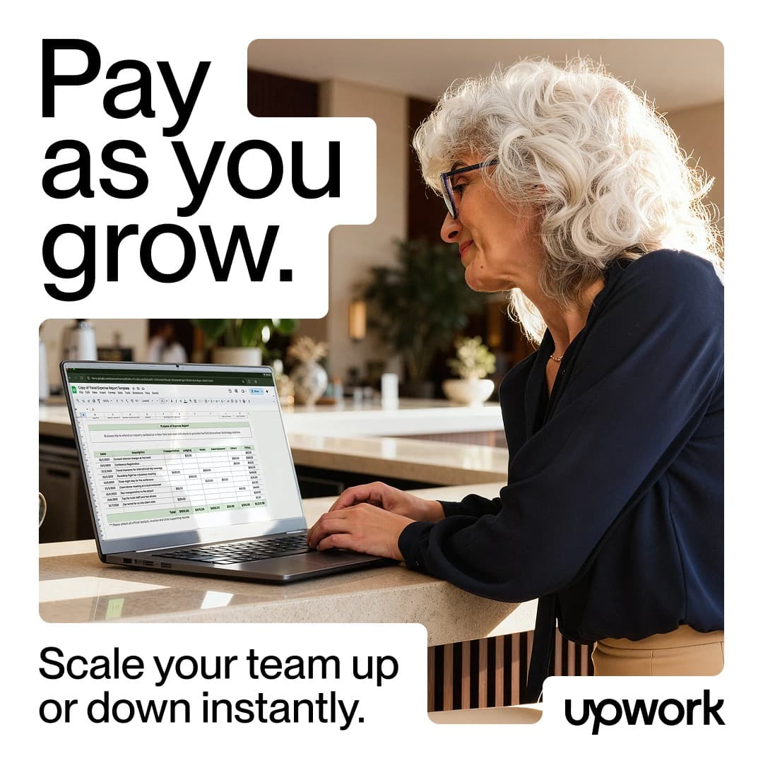 Upwork · Lifestyle Image ad