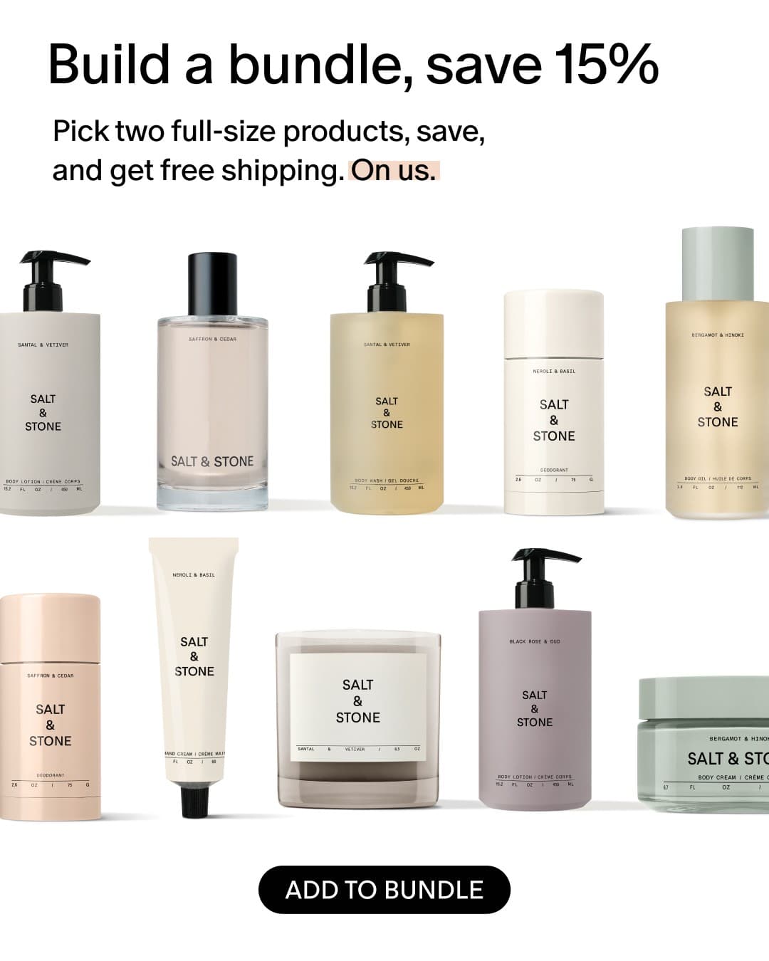 SALT & STONE · Offer-First Banner ad