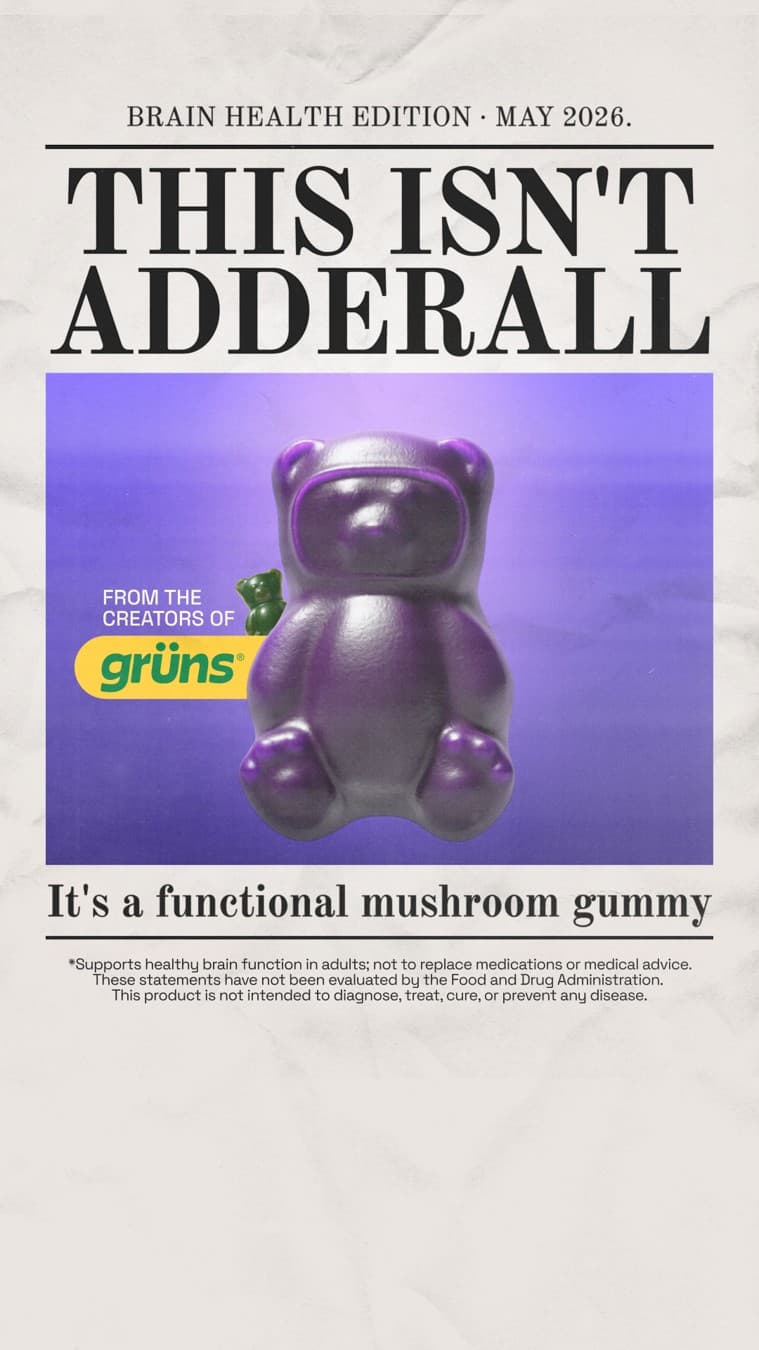 Grüns · Editorial ad