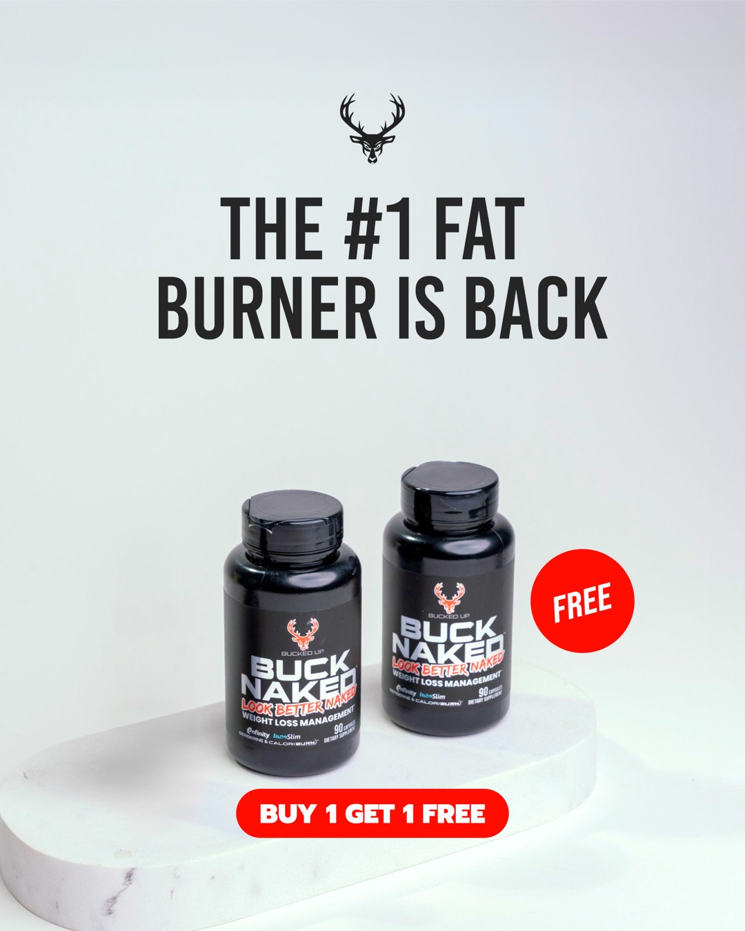 Bucked Up · Offer-First Banner ad