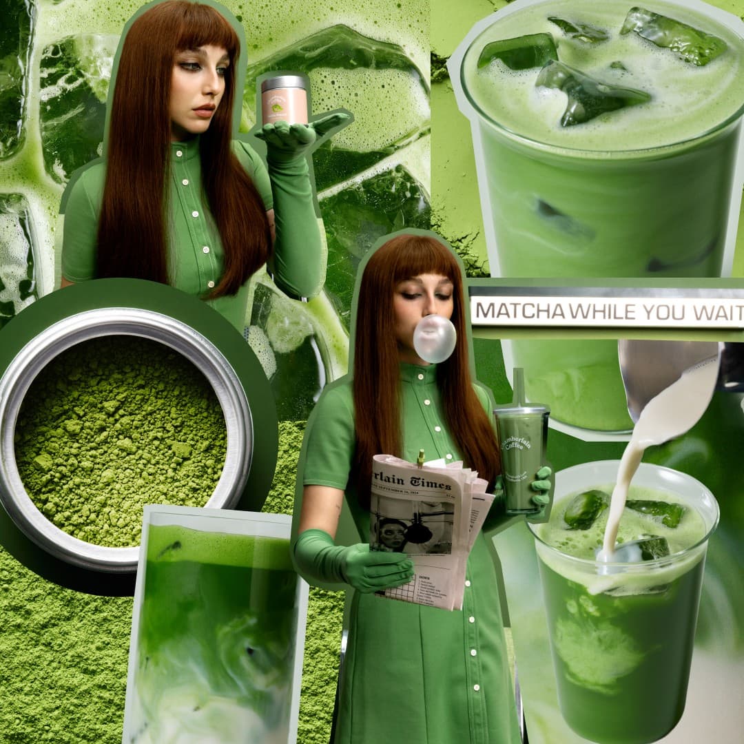 Chamberlain Coffee · Collage ad