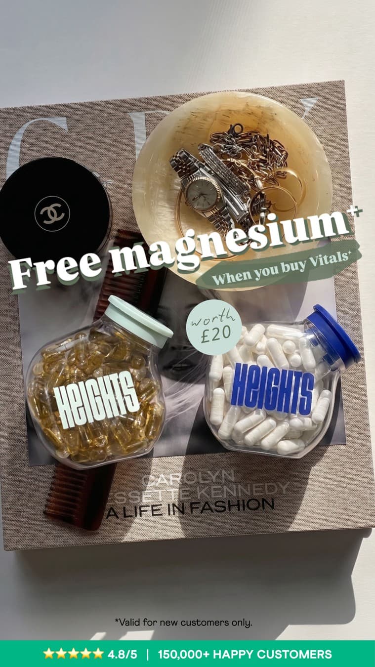 Your Heights · Flatlay ad