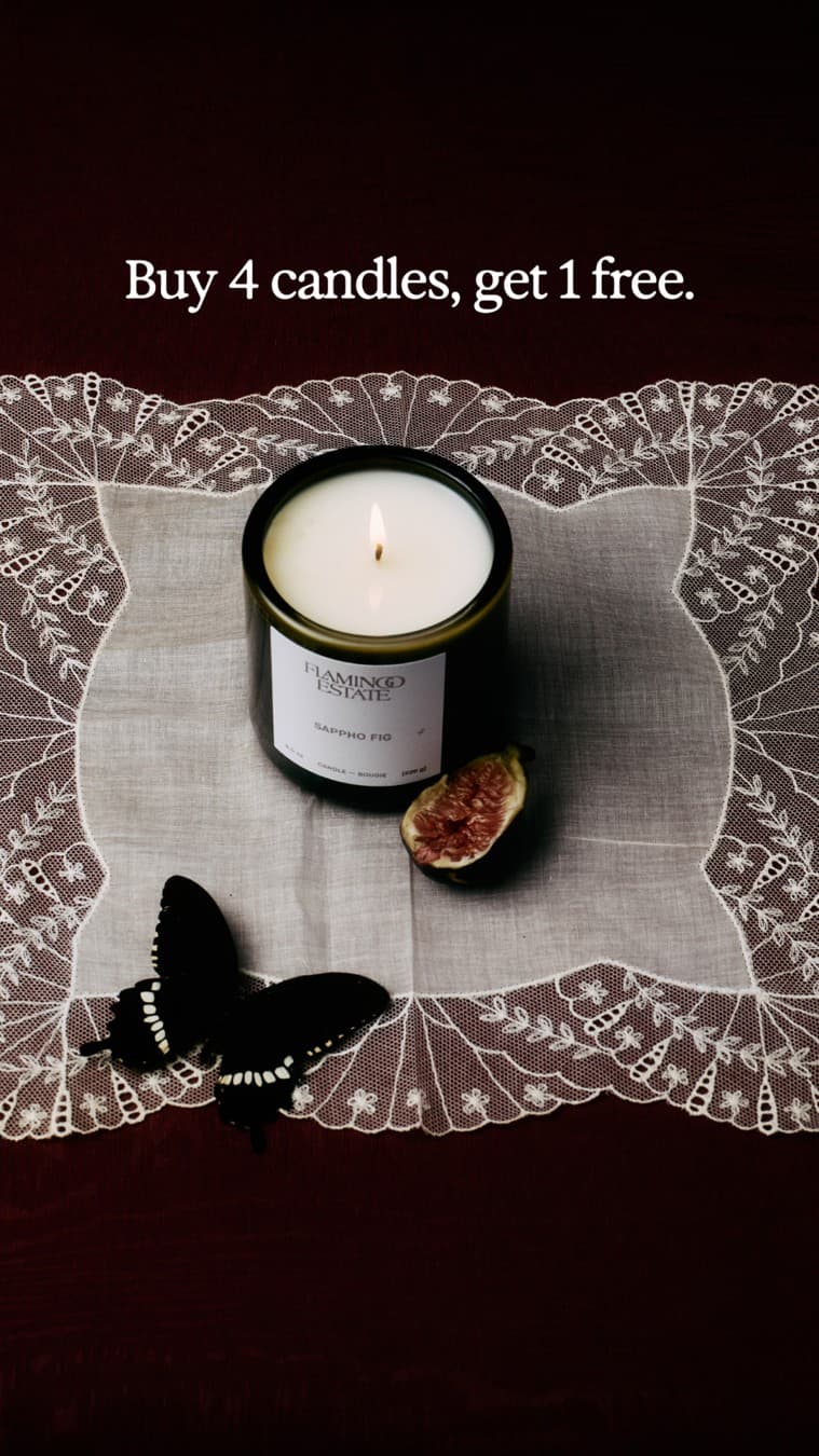 Flamingo Estate · Flatlay ad