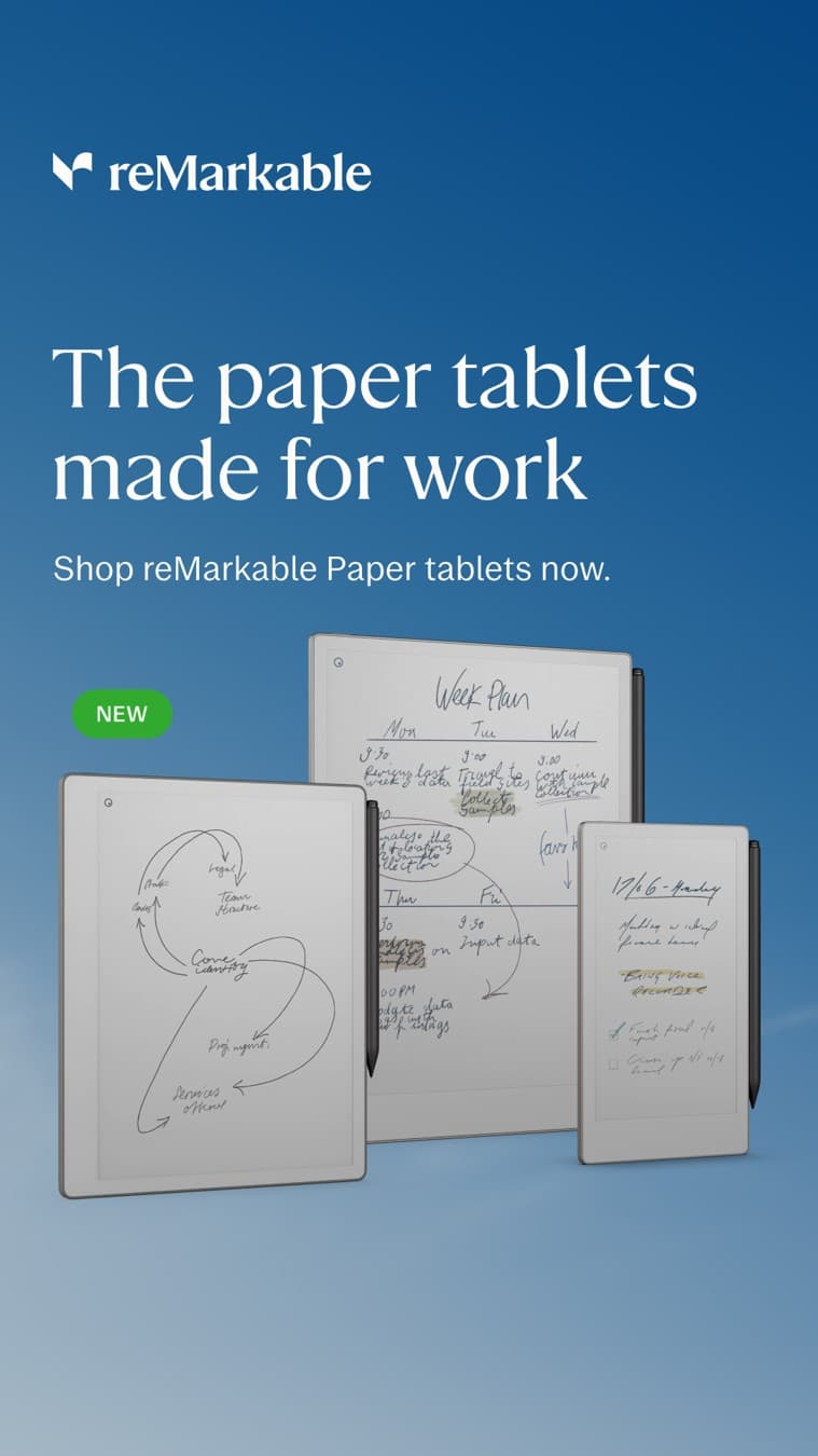 reMarkable · Product Image ad