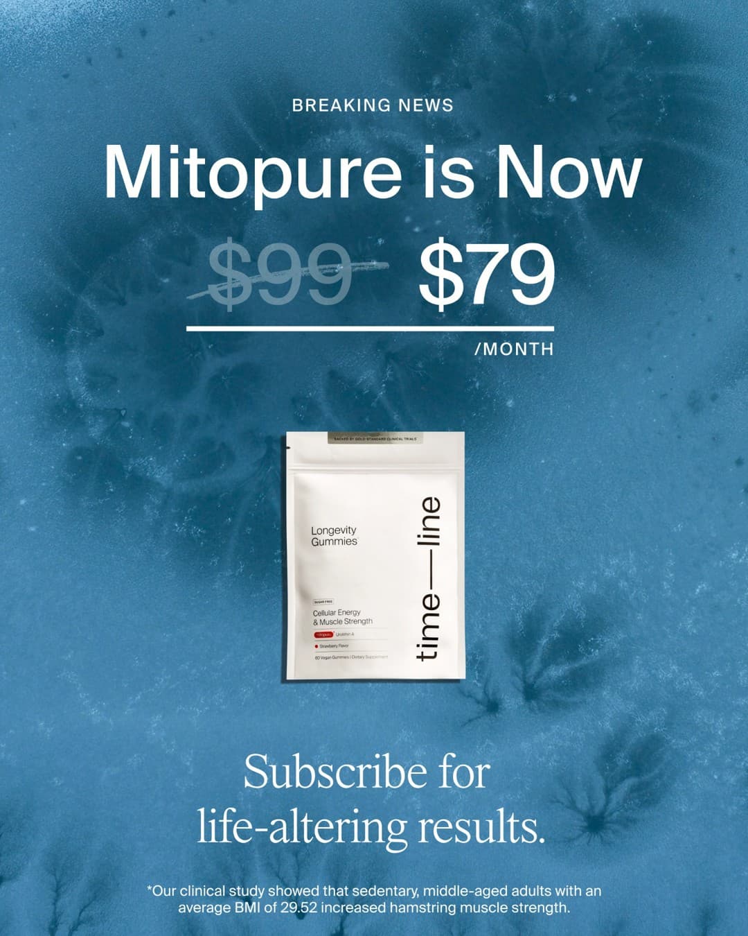 Timeline Longevity · Offer-First Banner ad