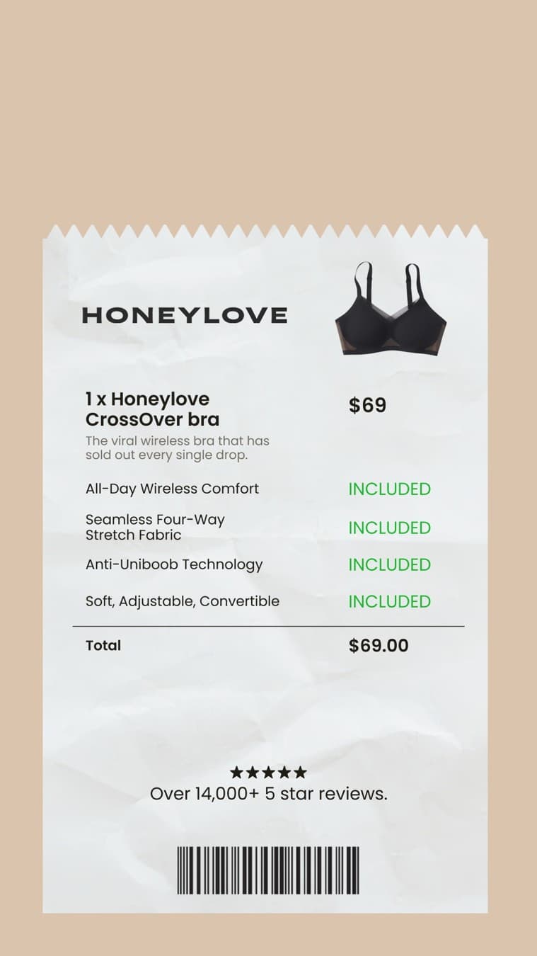 Honeylove · Document Mockup ad