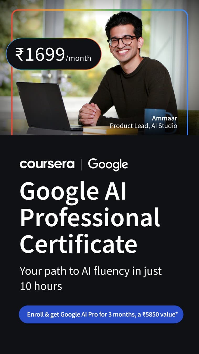 Coursera · Offer-First Banner ad