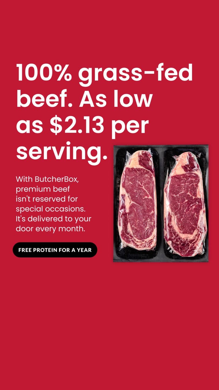ButcherBox · Offer-First Banner ad