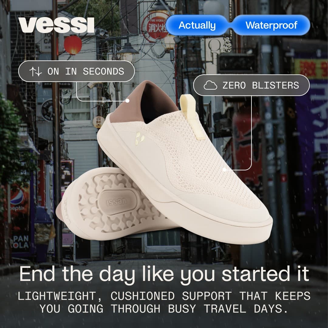 Vessi · Feature Benefit Pointout ad