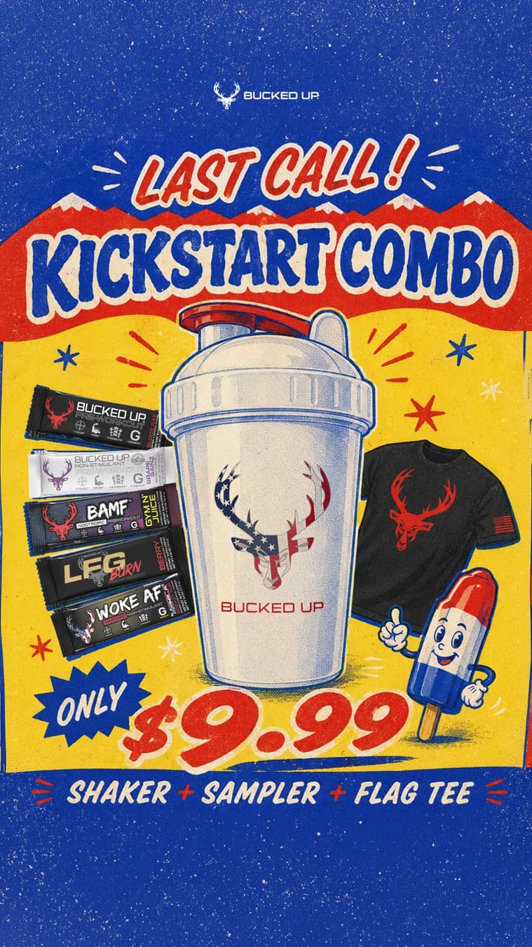 Bucked Up · Offer-First Banner ad