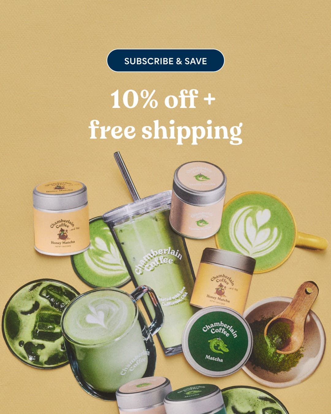 Chamberlain Coffee · Offer-First Banner ad