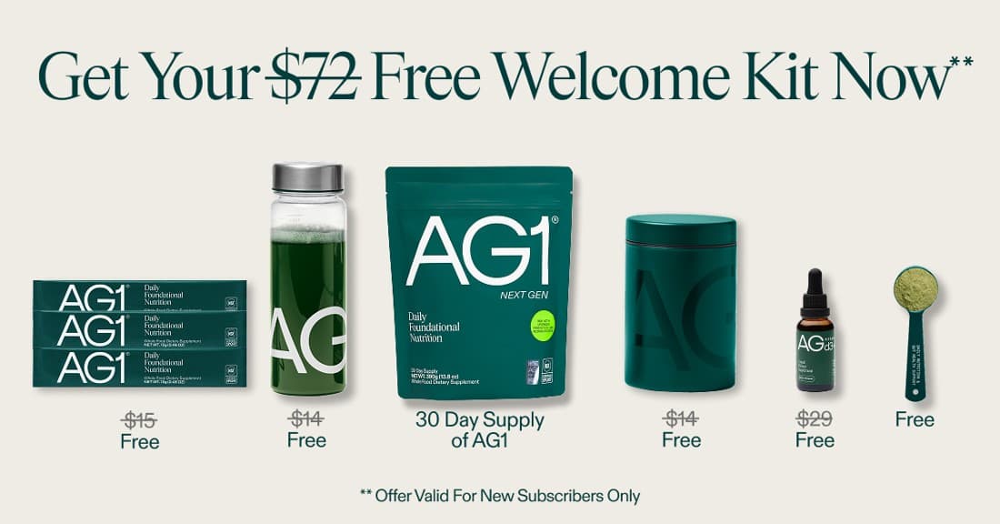 AG1 by Athletic Greens · Offer-First Banner ad