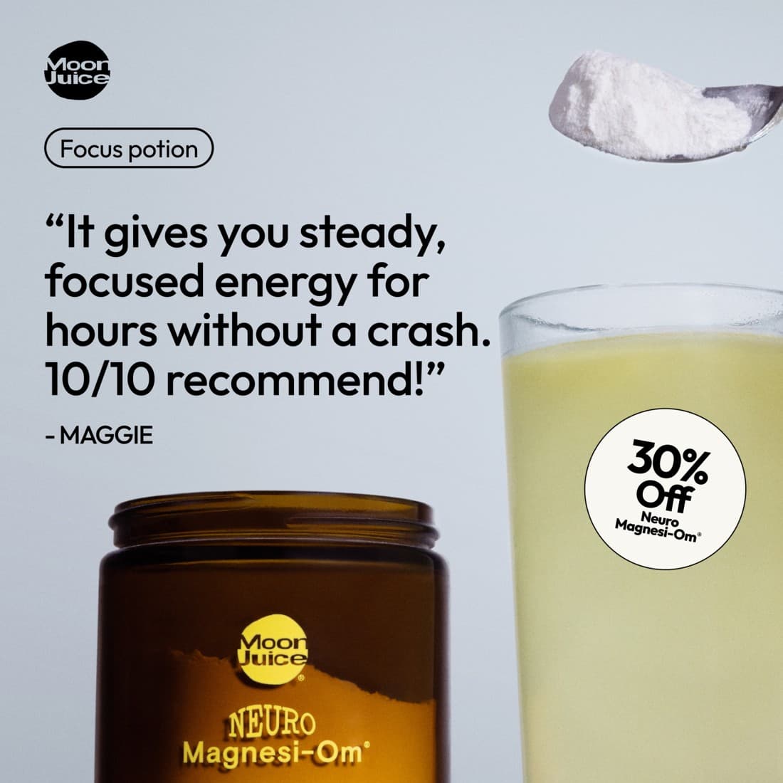 Moon Juice · Review ad