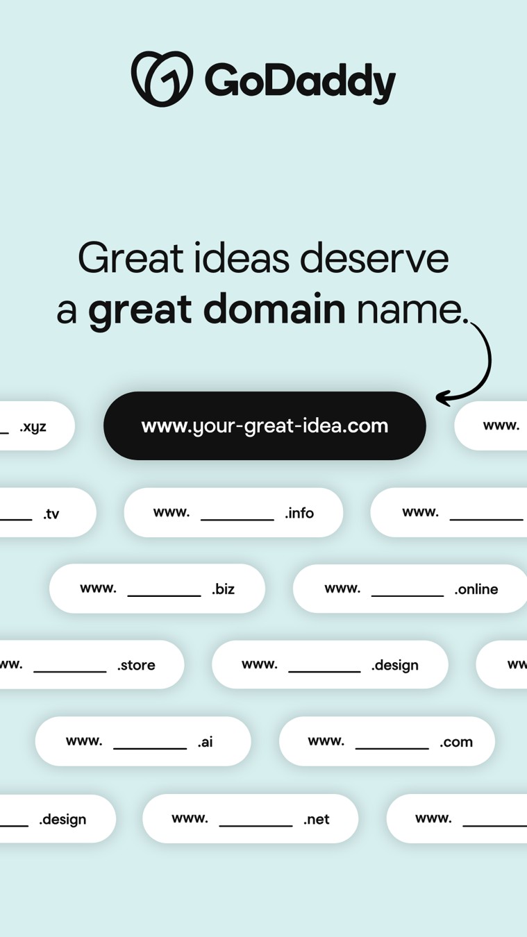 GoDaddy · Native Search ad