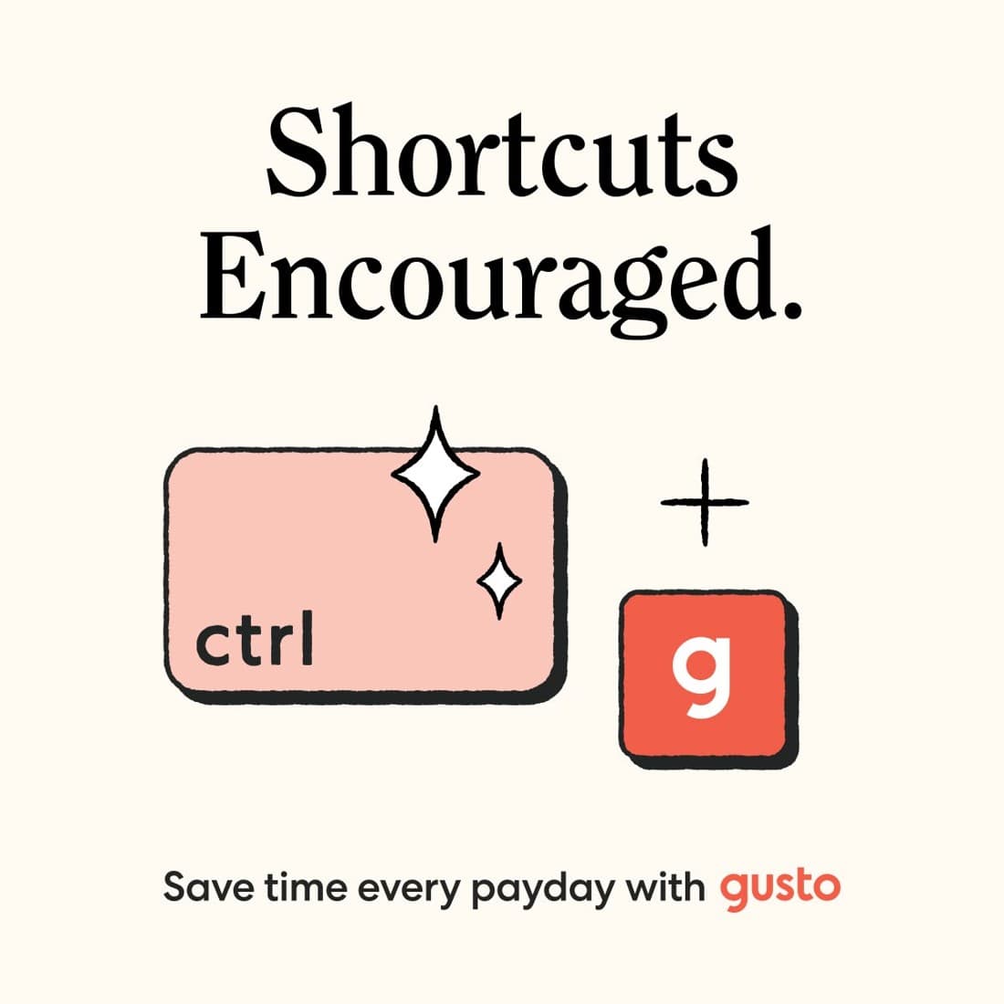 Gusto · Hand-Drawn ad