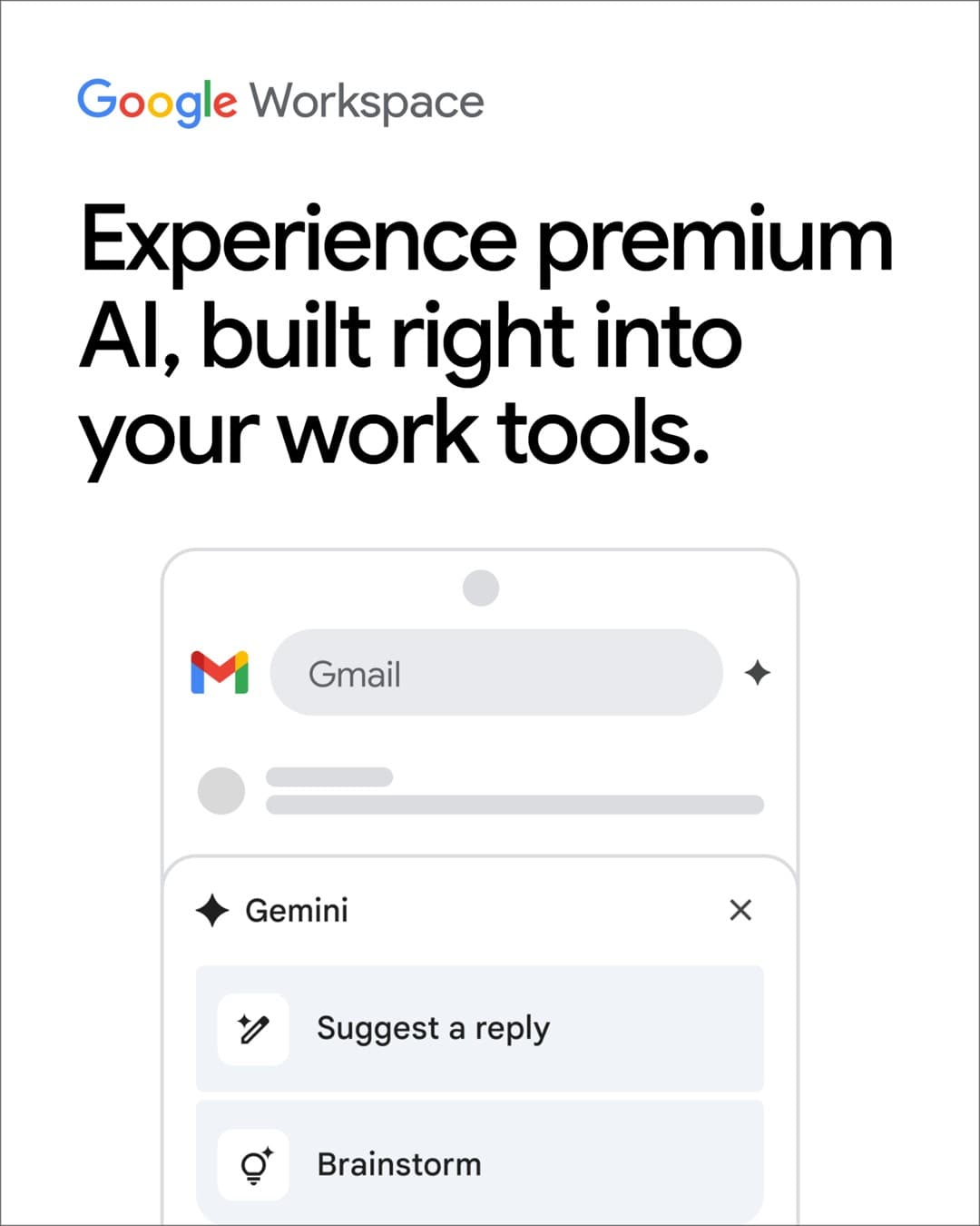 Google Workspace · Email Mockup ad