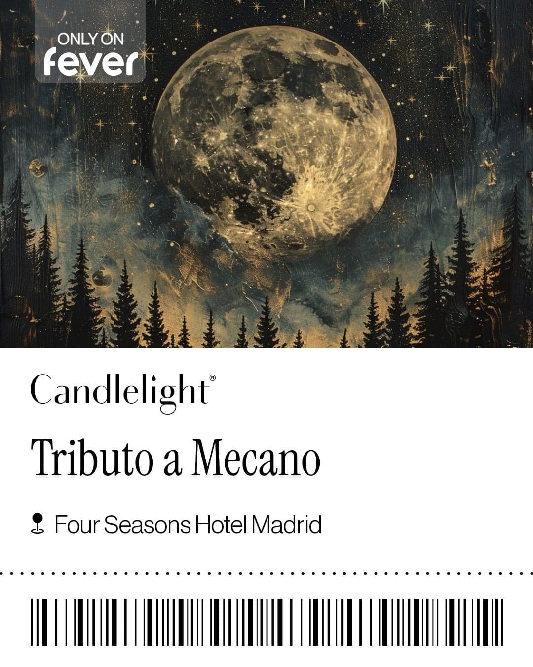 Candlelight Concerts by Fever · Document Mockup ad