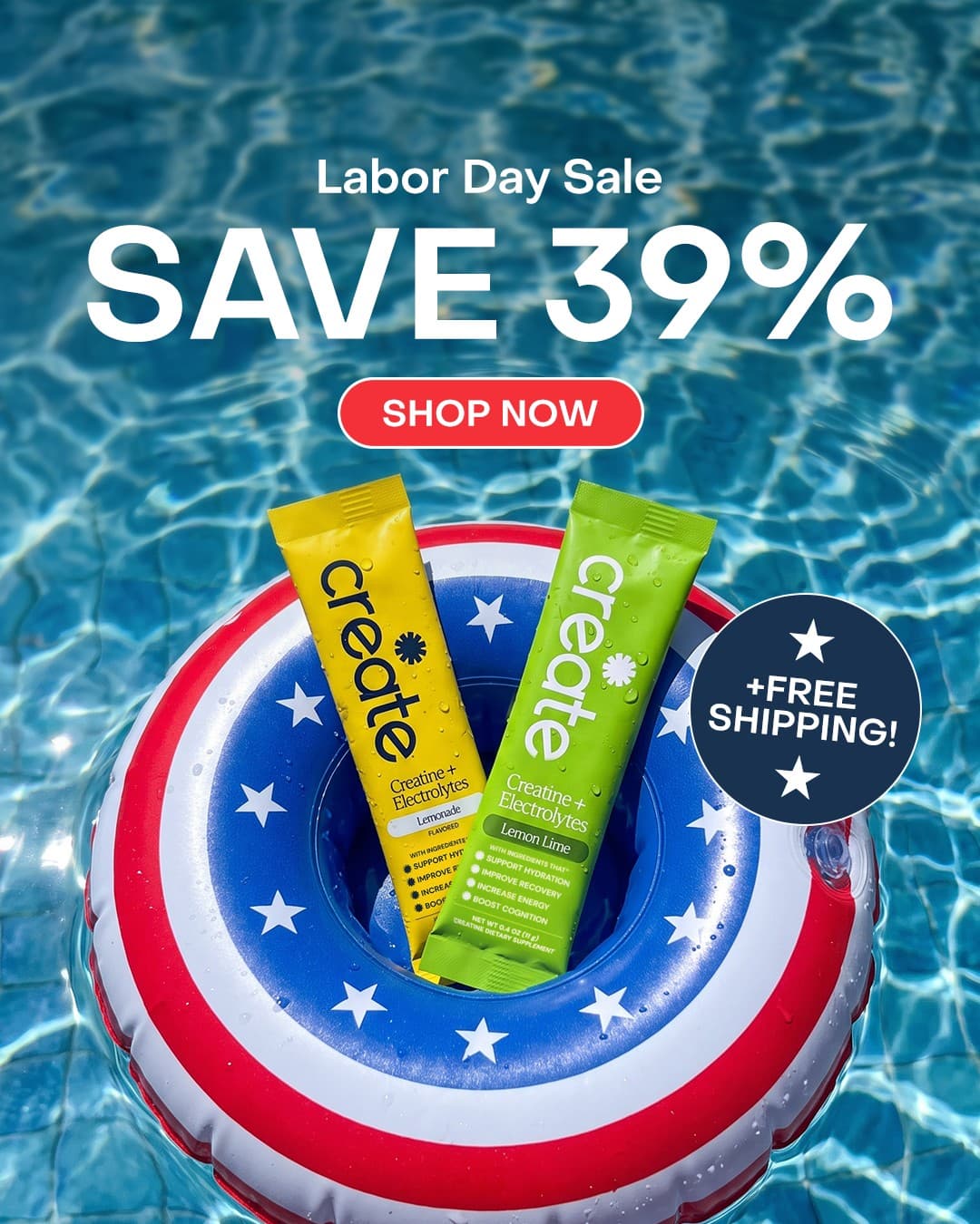 Create Wellness · Offer-First Banner ad