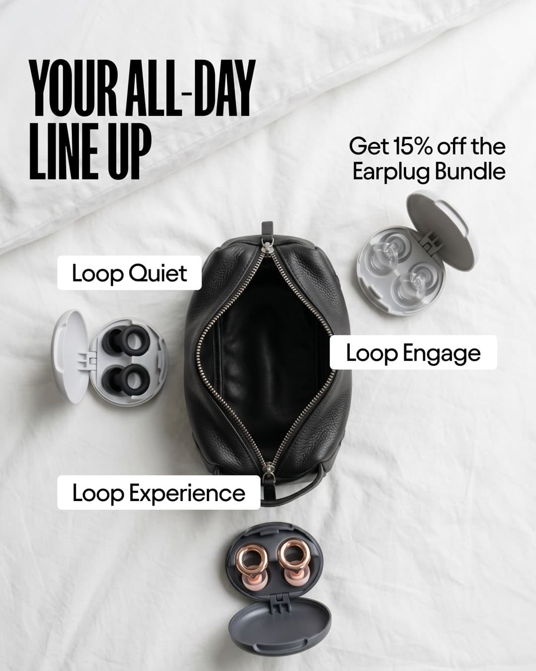 Loop · Flatlay ad
