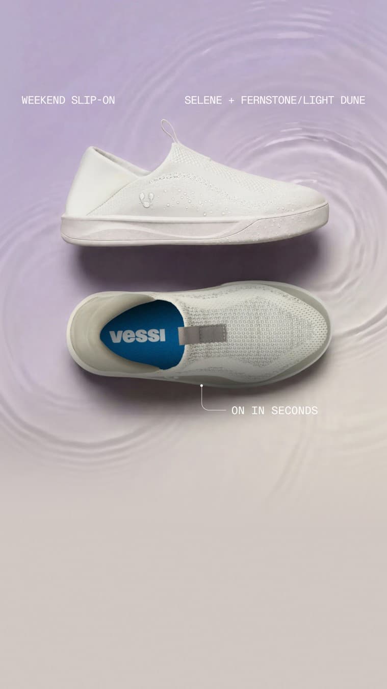 Vessi · Flatlay ad