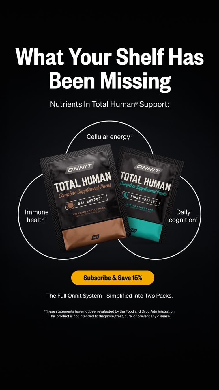 Onnit · Feature Benefit Pointout ad