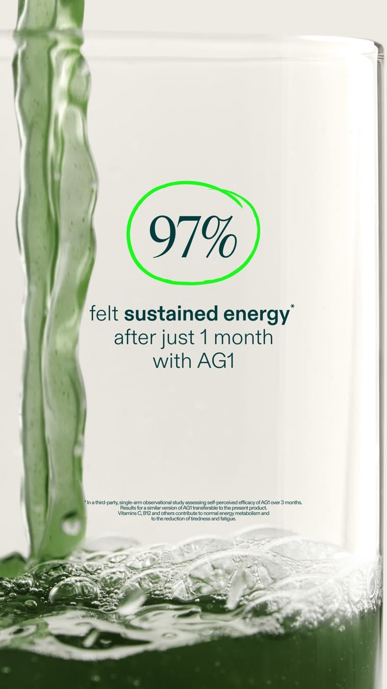 AG1 by Athletic Greens · Statistic ad
