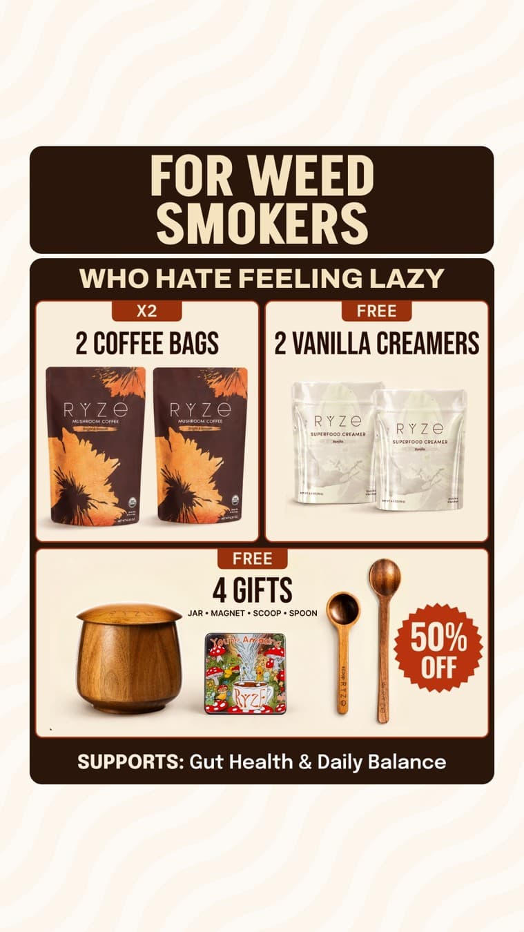 RYZE Superfoods · Offer-First Banner ad