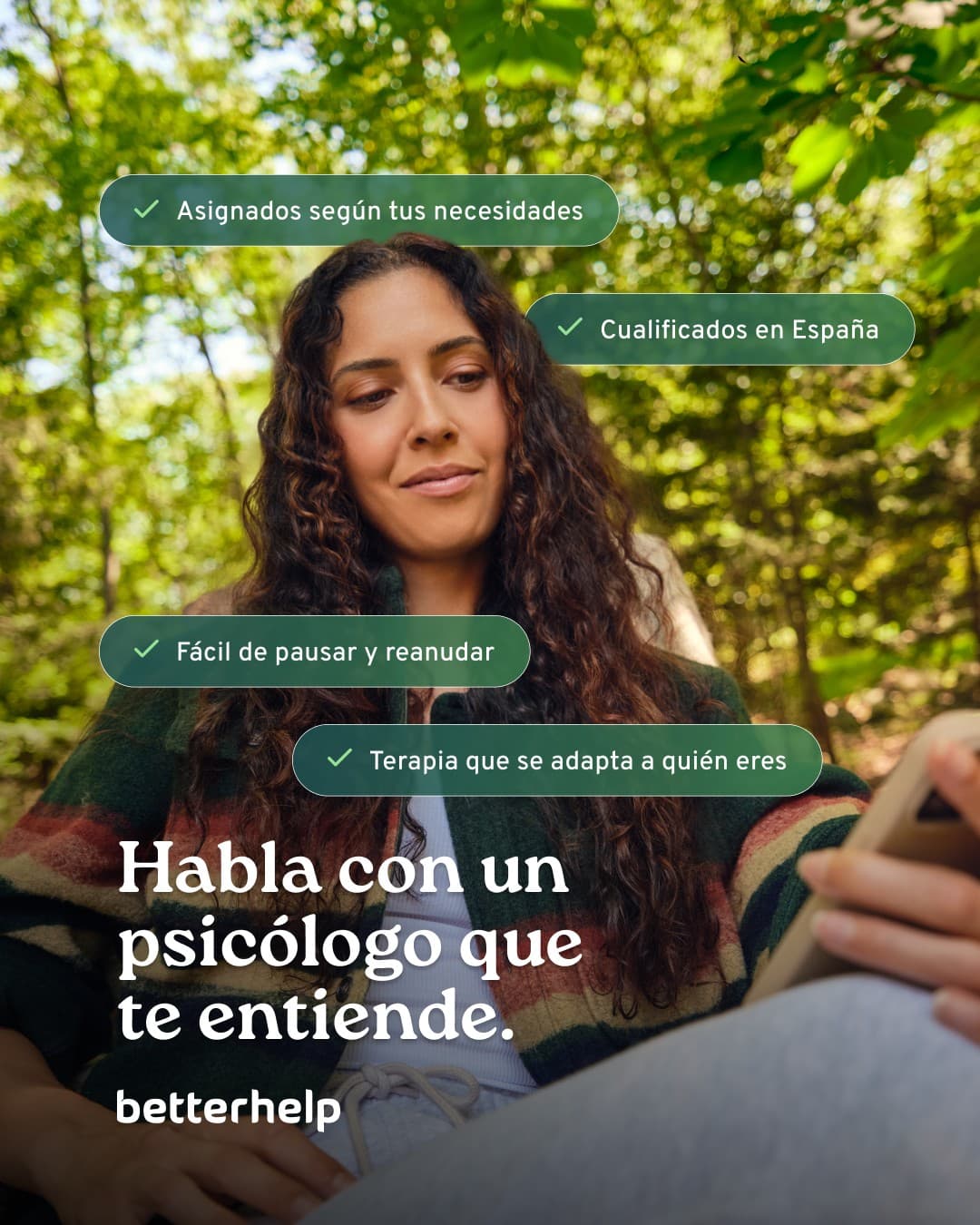 BetterHelp · Text Message ad