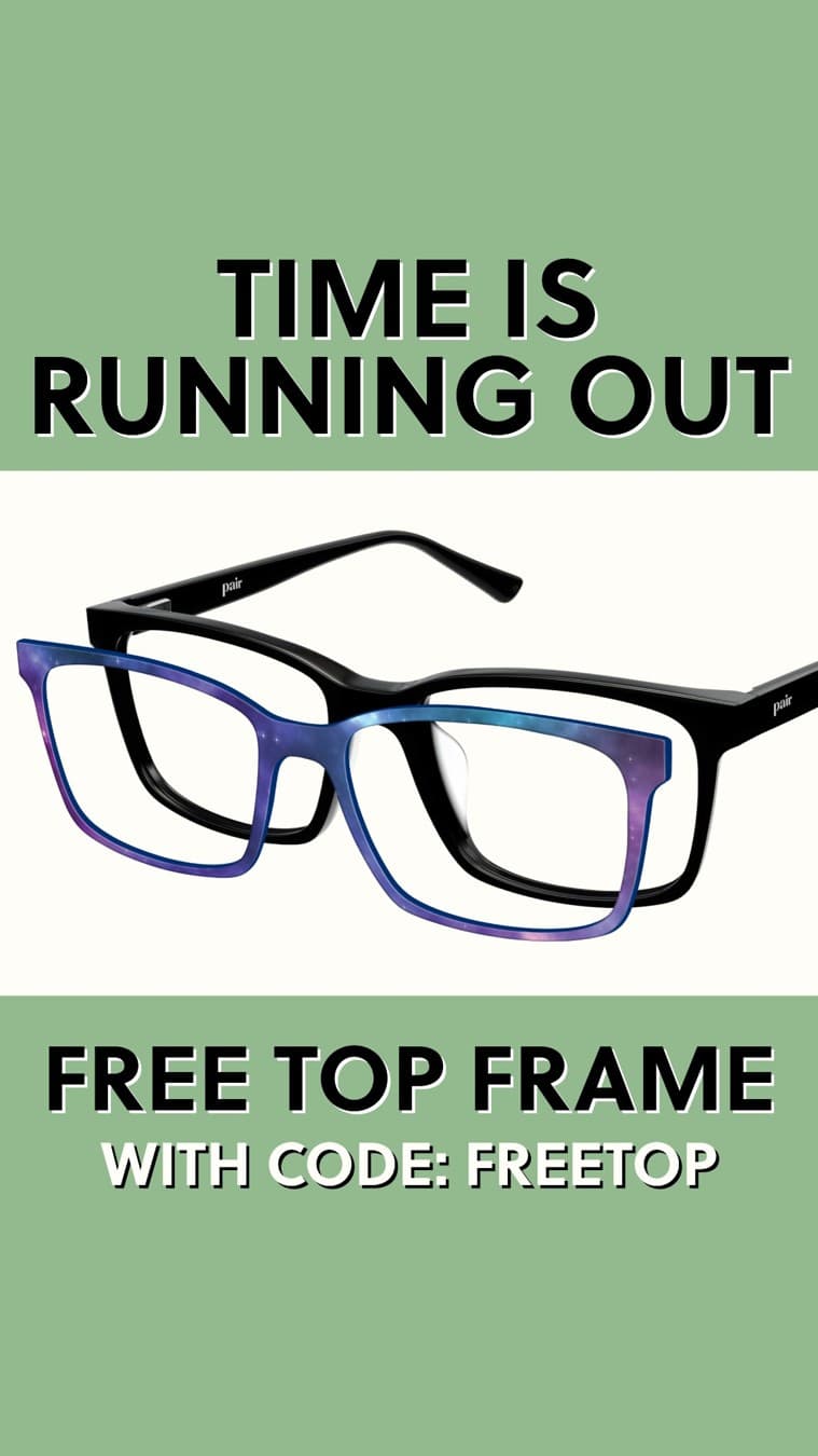 Pair Eyewear · Offer-First Banner ad