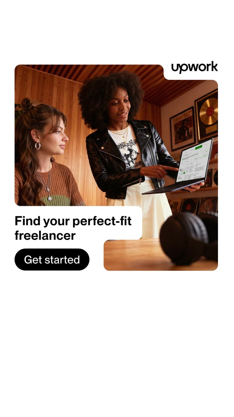Upwork · Lifestyle Image ad
