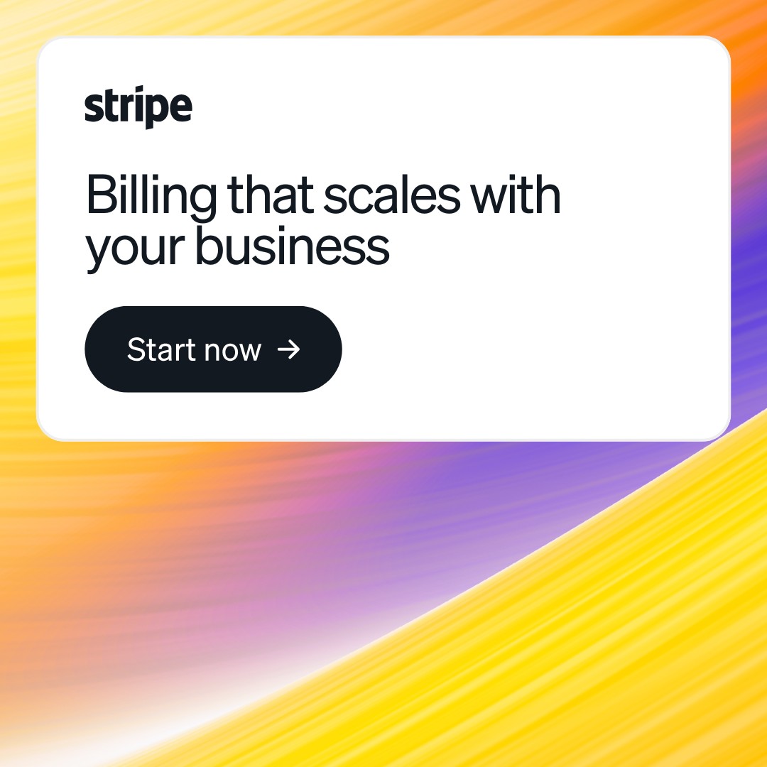 Stripe · Text-led Statement ad