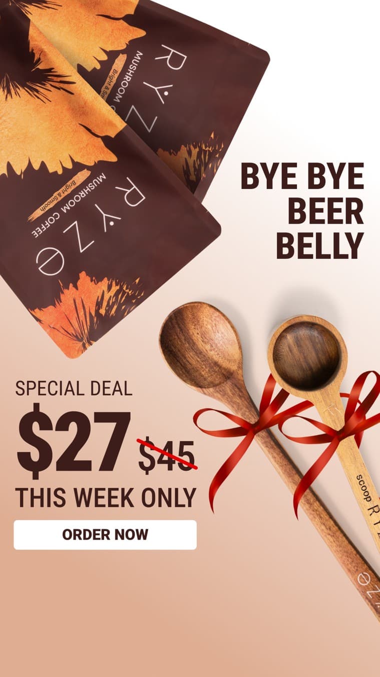RYZE Superfoods · Offer-First Banner ad
