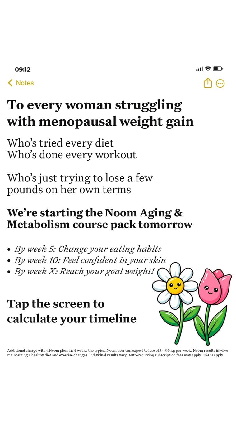 Noom · Notes App ad