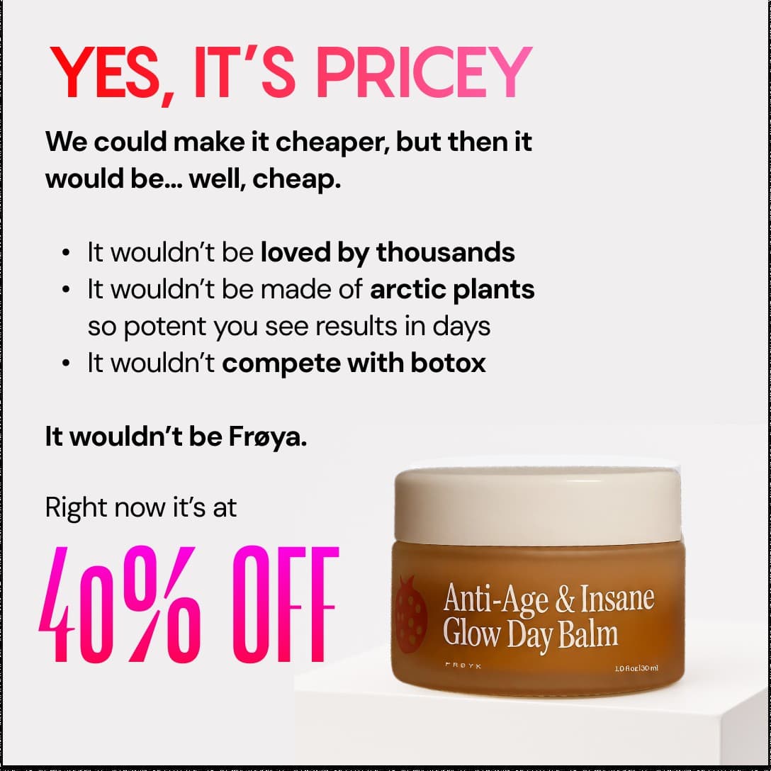 Frøya Organics · Offer-First Banner ad
