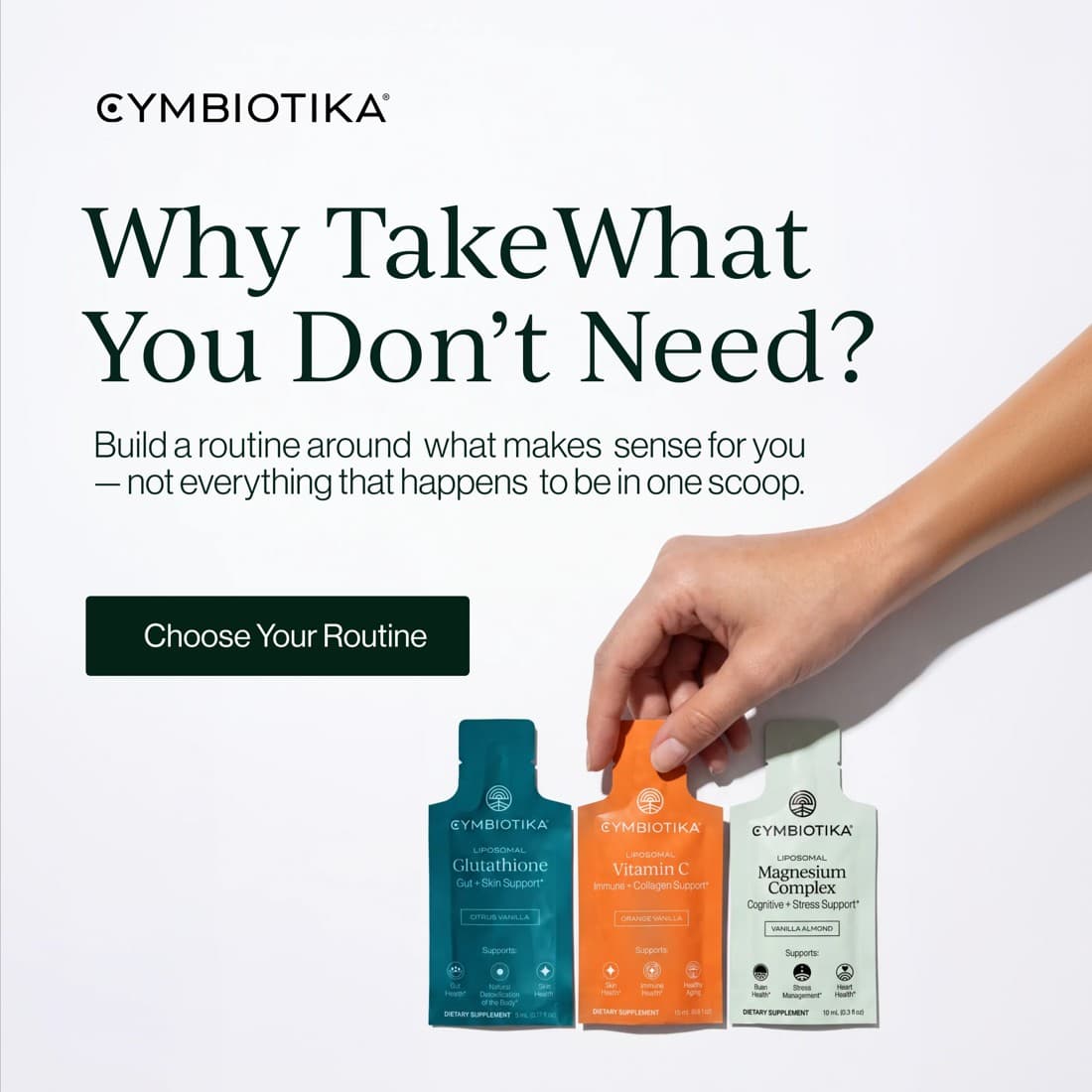 Cymbiotika · Product Image ad