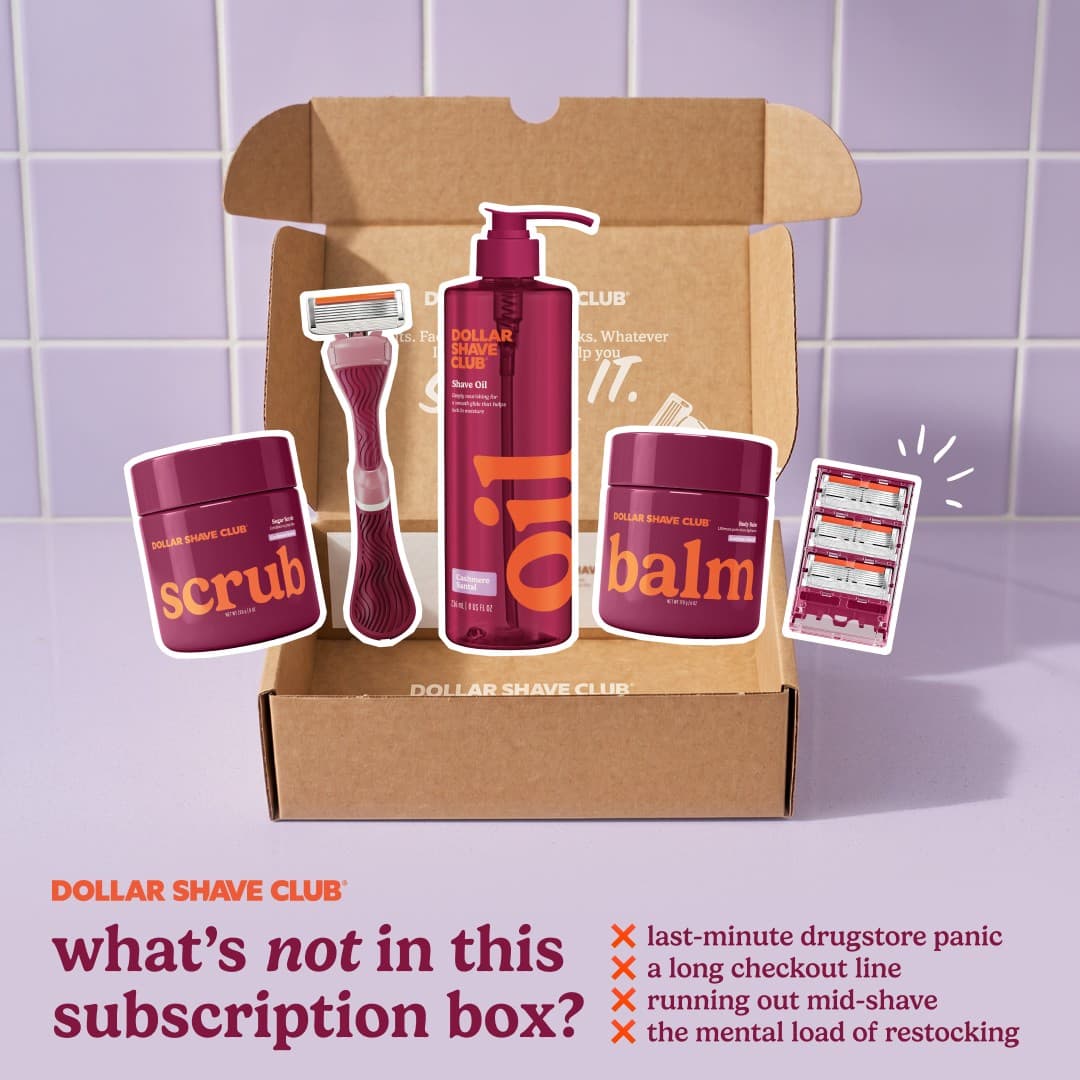 Dollar Shave Club · Collage ad