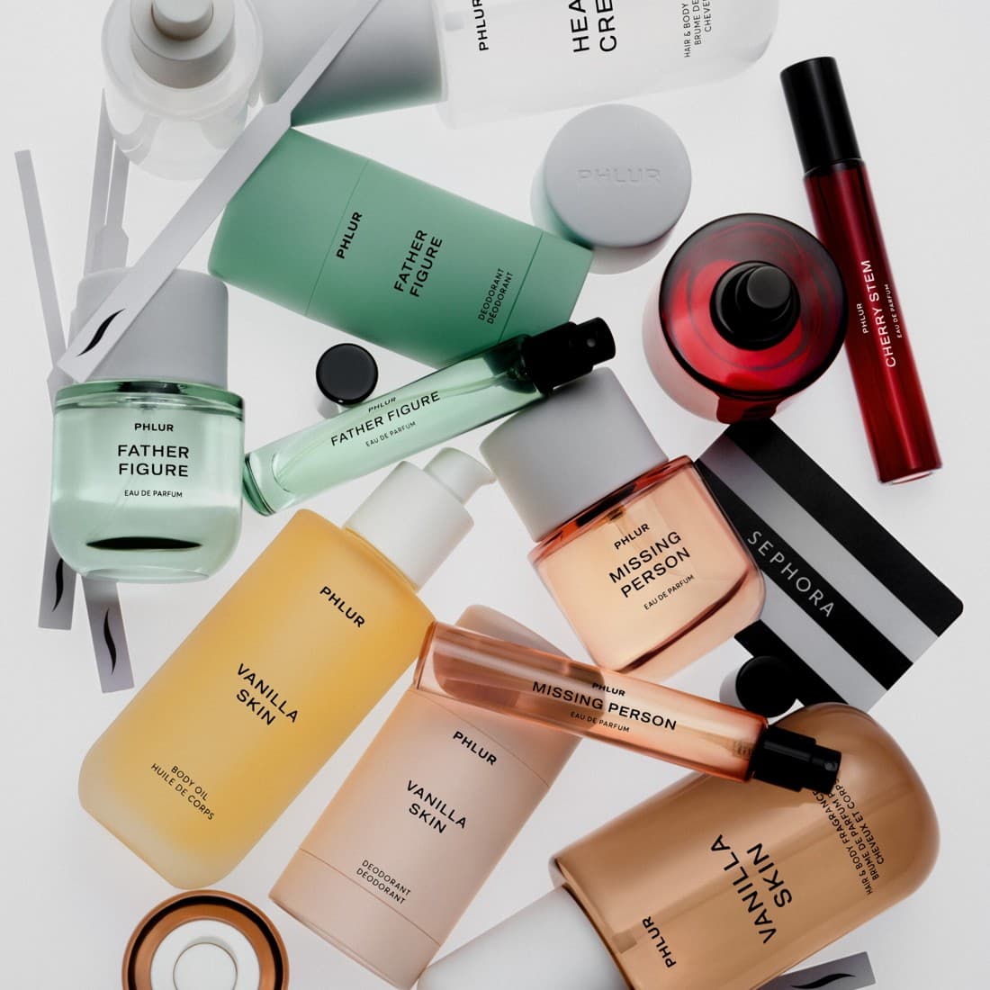 PHLUR · Flatlay ad