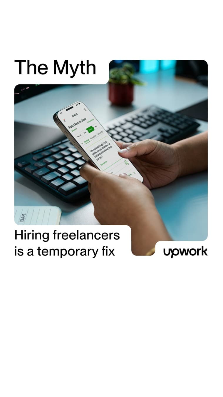 Upwork · Lifestyle Image ad