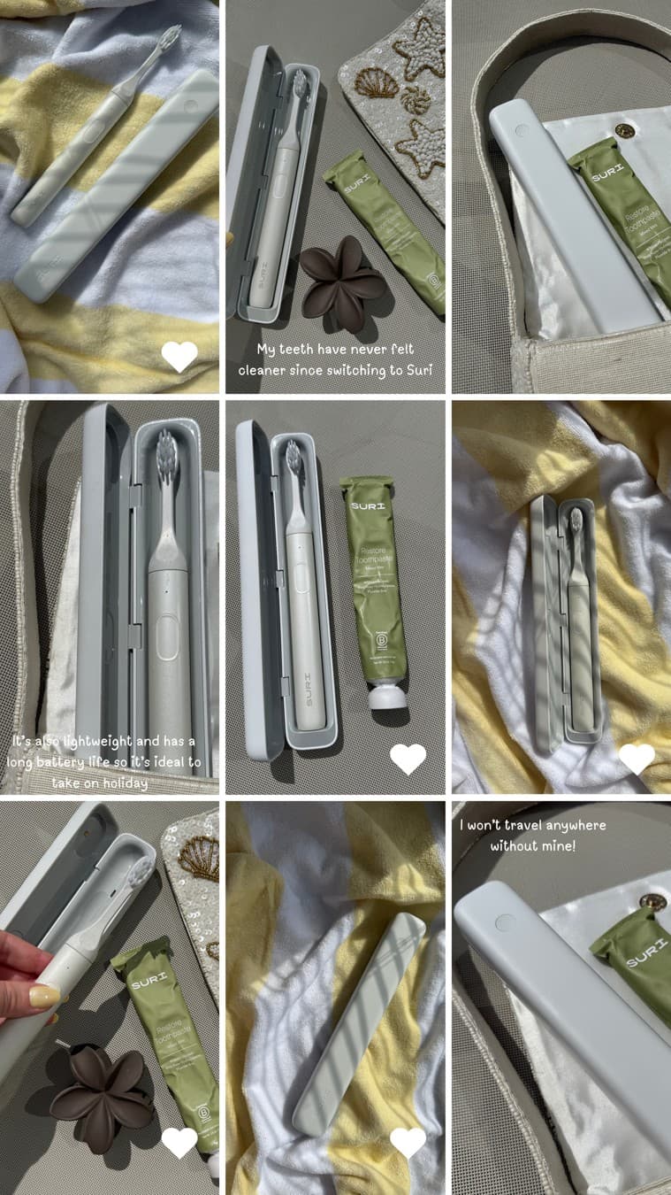 SURI // Sustainable Rituals · Collage ad