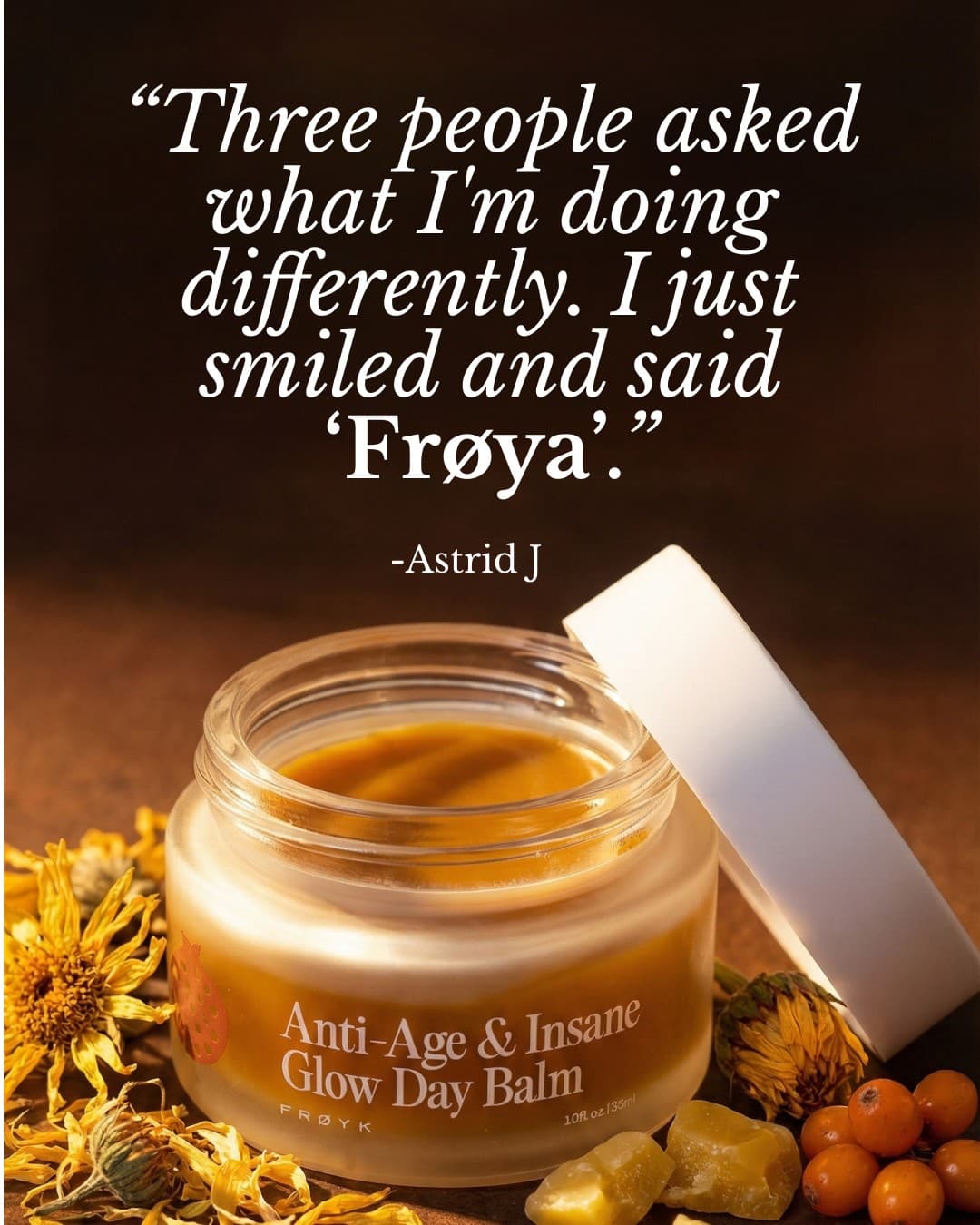 Frøya Organics · Review ad