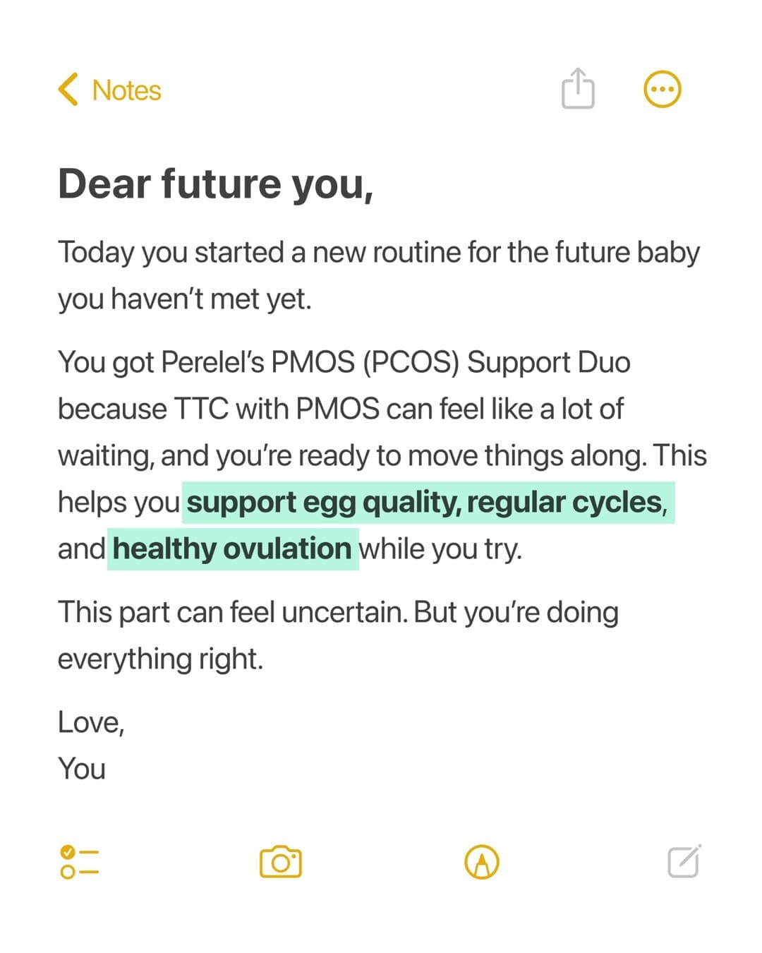 Perelel · Notes App ad