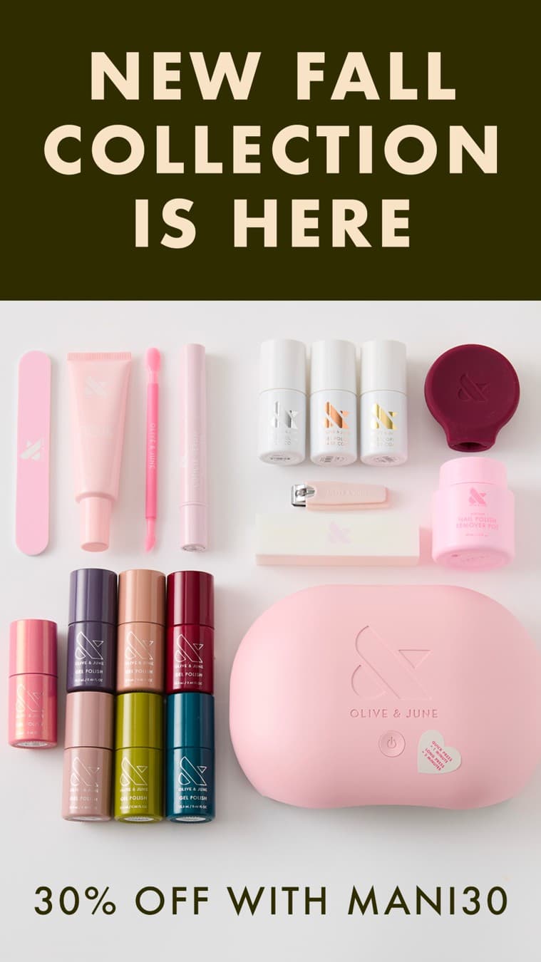 Olive & June · Flatlay ad