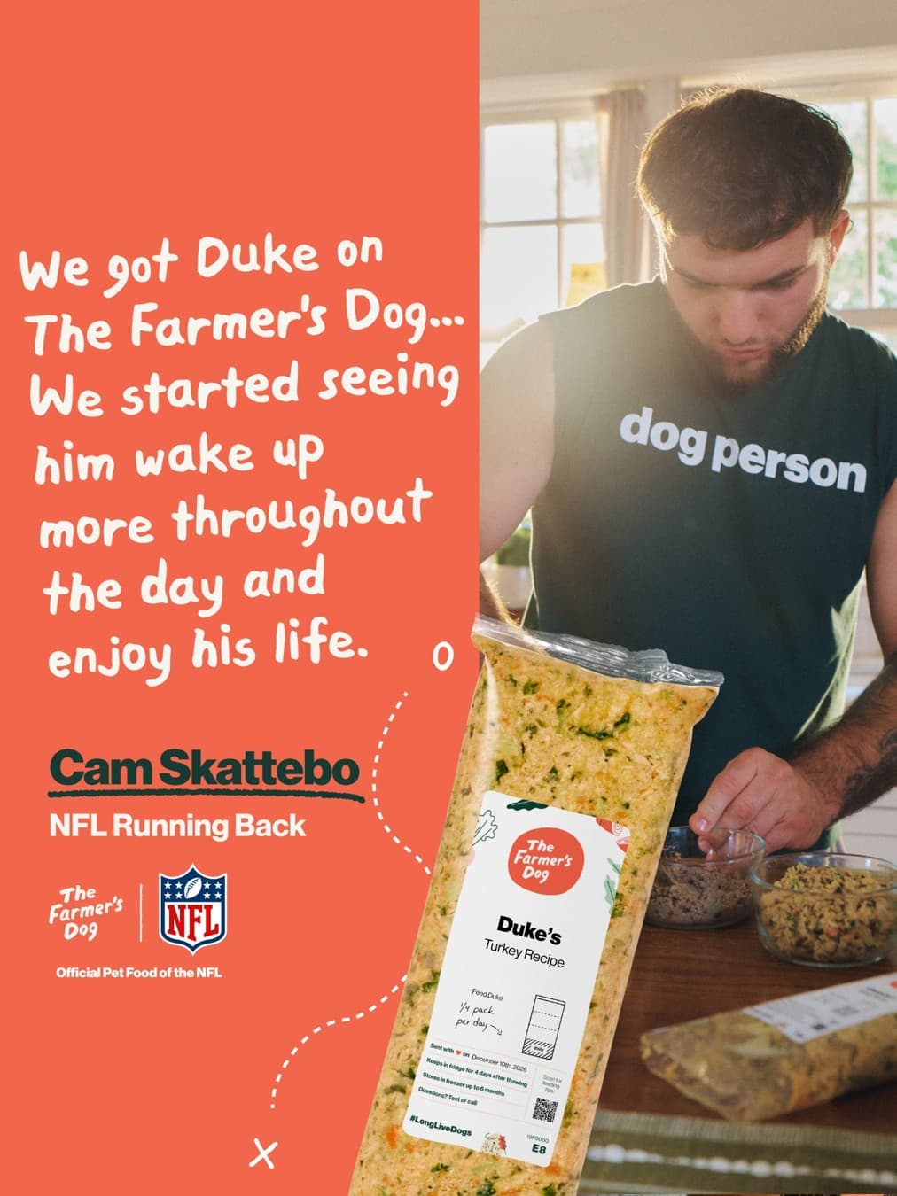 The Farmer's Dog · Review ad